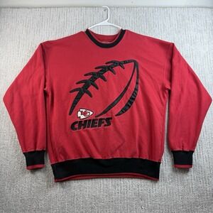 Vintage Kansas City Chiefs Sweatshirt Legends USA Size Medium Red